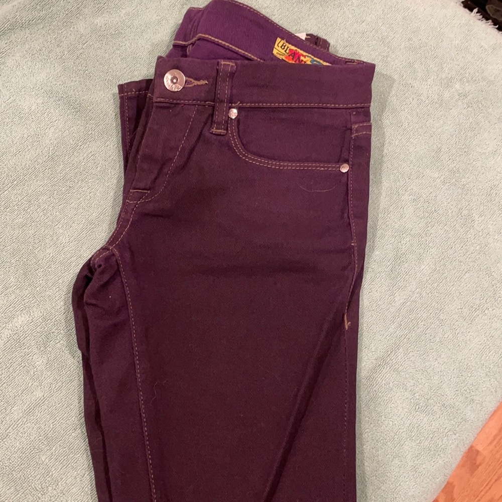 Blank deep purple skinny denim never worn